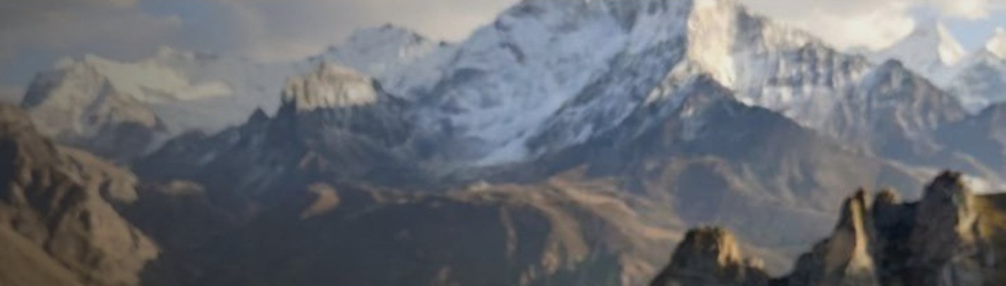 Himalayan peaks above the valleys of Bhutan